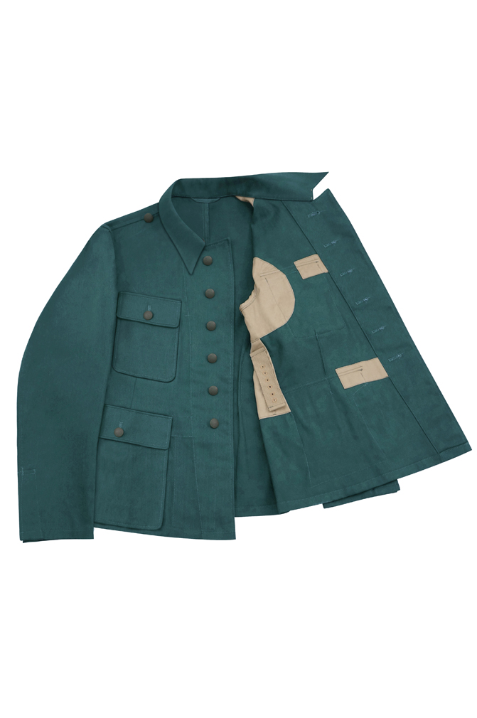 WW2 German police cotton Tunic,WW2 german police uniforms,WWII police uniform,WWII german police militaria,ww2 german police jacket,ww2 German police summer uniforms