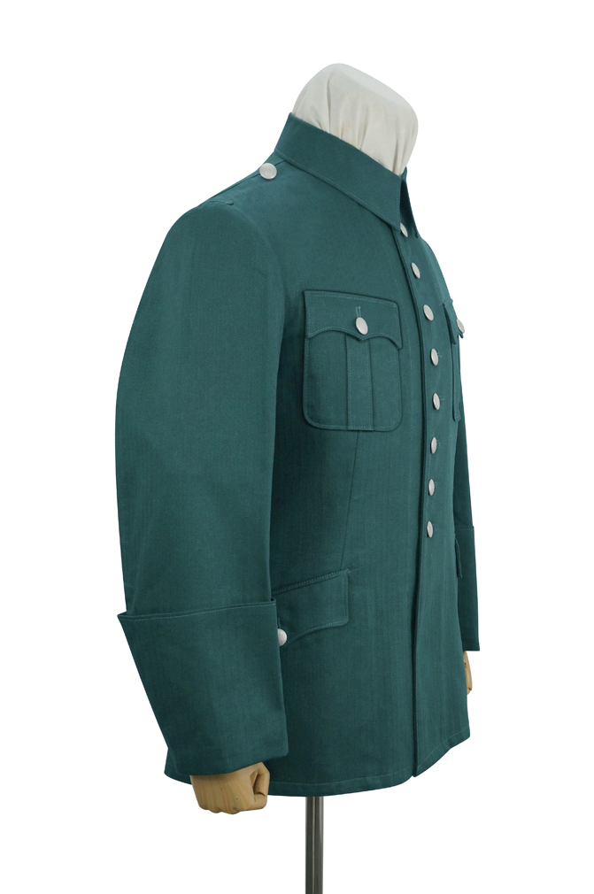 WW2 German police cotton Tunic,WW2 german police uniforms,WWII police uniform,WWII german police militaria,ww2 german police jacket,ww2 German police summer uniforms