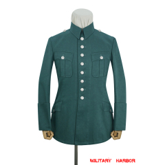WWII German Police M27 General Officer Summer HBT Service Tunic Jacket WW2 German police cotton Tunic,WW2 german police uniforms,WWII police uniform,WWII german police militaria,ww2 german police jacket,ww2 German police summer uniforms