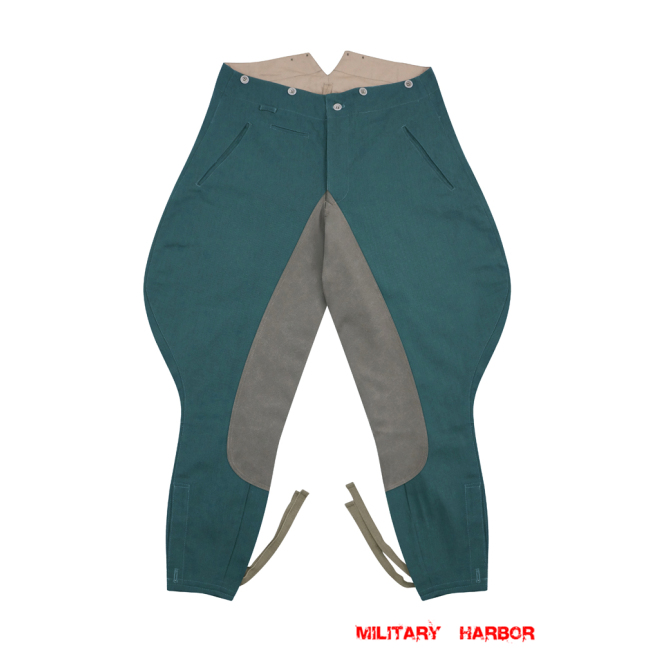 WWII German Police Officer Summer HBT Riding Breeches WW2 German police cotton breeches,WW2 german police uniforms,WWII police uniform,WWII german police militaria,ww2 german police breeches