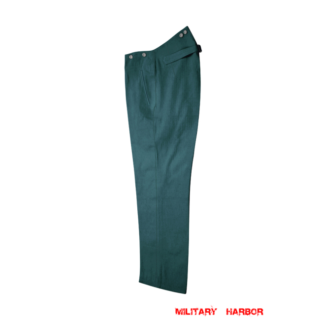 WWII German Police Summer HBT Field Trousers WW2 German police cotton trousers,WW2 german police uniforms,WWII police uniform,WWII german police militaria,ww2 german police trousers