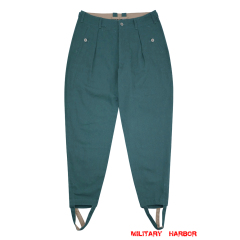 WW2 German police cotton trousers,WW2 german police uniforms,WWII police uniform,WWII german police militaria,ww2 german police trousers