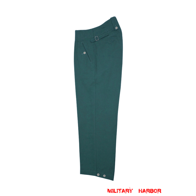 WWII German Police M43 Summer HBT Field Trousers WW2 German police cotton trousers,WW2 german police uniforms,WWII police uniform,WWII german police militaria,ww2 german police trousers