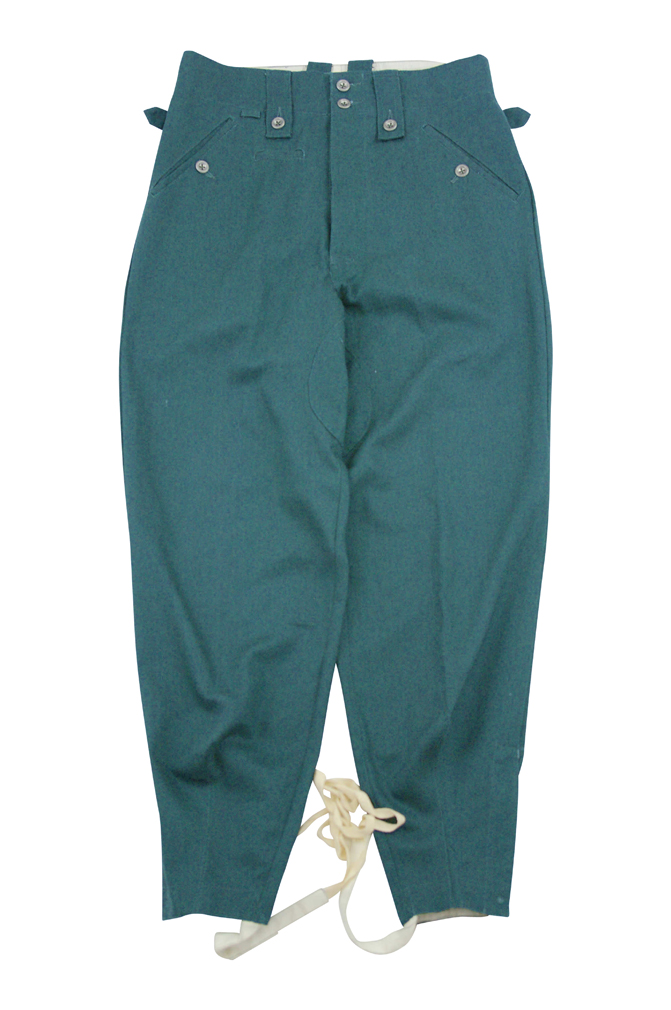 WW2 German police cotton trousers,WW2 german police uniforms,WWII police uniform,WWII german police militaria,ww2 german police trousers