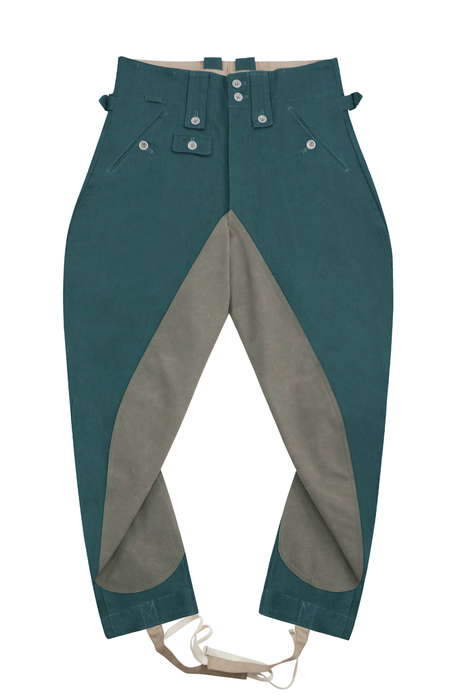 WW2 German police cotton breeches,WW2 german police uniforms,WWII police uniform,WWII german police militaria,ww2 german police breeches