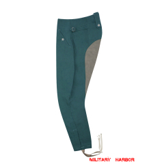 WWII German Police M43 Summer HBT Mounted Troops Riding Breeches WW2 German police cotton breeches,WW2 german police uniforms,WWII police uniform,WWII german police militaria,ww2 german police breeches