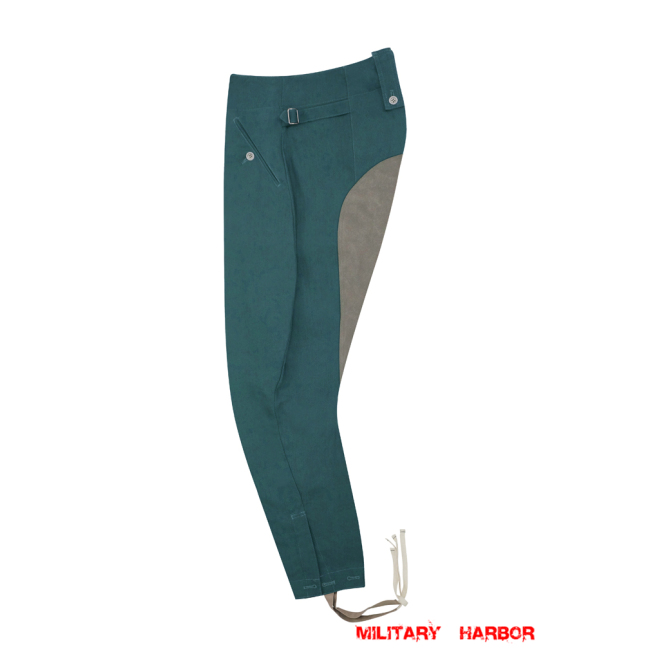 WWII German Police M43 Summer HBT Mounted Troops Riding Breeches WW2 German police cotton breeches,WW2 german police uniforms,WWII police uniform,WWII german police militaria,ww2 german police breeches