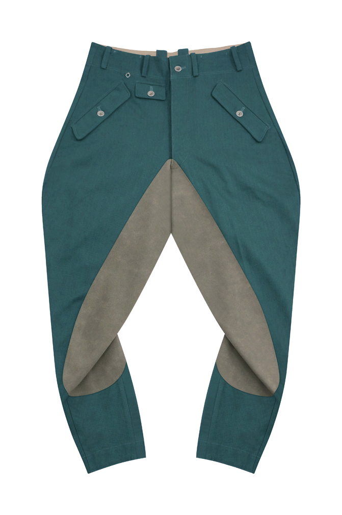 WW2 German police cotton breeches,WW2 german police uniforms,WWII police uniform,WWII german police militaria,ww2 german police breeches