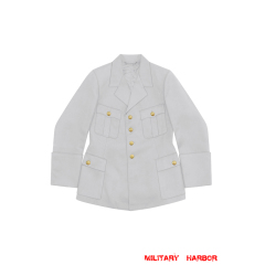 WWII German Political Party Officer Summer White Service Dress Tunic III WWII German cotton Political Tunic,WW2 german uniforms,WWII army uniform,WWII german militaria,NSDAP,german military clothing,WW2 reproduction