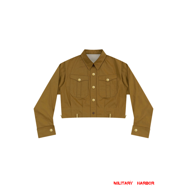 WWII German SA Brown Service Shirt With Gold Hardware WWII German SA uniforms,German SA Party uniforms,NSDAP uniforms,ww2 german leader uniforms,Führer uniforms,Adolf Hitler uniforms