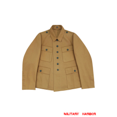 WWII German Tropical Heer M43/M44 EM Summer Sand Field Tunic Afrikakorps,Afrikakorps uniforms,DAK uniform,wehrmacht uniform,german army uniform,heer,German DAK tunic,german tropical uniform,tropical,uniforms,WW2 army uniform,WWII clothing,WWII uniforms,WWII jackets,WW2 militaria,german uniform WW2