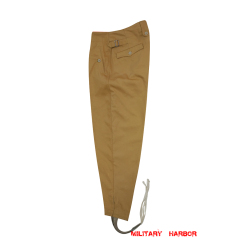 WWII German DAK/Tropical Afrikakorps SS SAHARIANA Sand Trousers WW2 german uniform,SS uniform,waffen SS,Rommel,Afrikakorps,German DAK trousers,german tropical uniform,tropical uniforms,WW2 army uniform,WWII clothing,WWII uniforms,WWII trousers,WW2 militaria,german uniform WW2,german uniforms WWII,WW2 german