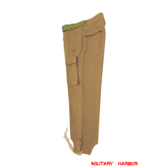 WWII German DAK Tropical Afrikakorps Luftwaffe sand panzer trousers WW2 german uniform,wehrmacht uniform,german army uniform,heer,Afrikakorps,German DAK trousers,german tropical uniform,tropical uniforms,WW2 army uniform,WWII clothing,WWII uniforms,WWII trousers,WW2 militaria,german uniform WW2,german uniforms WWII,WW2 german