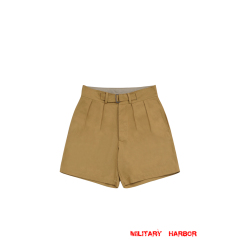 WWII German Luftwaffe DAK/Tropical Afrikakorps Sand Short Pants WW2 german uniform,Luftwaffe uniform,german army uniform,heer,Afrikakorps,German DAK trousers,german tropical uniform,tropical uniforms,WW2 army uniform,WWII clothing,WWII uniforms,WWII trousers,WW2 militaria,german uniform WW2,german uniforms WWII,WW2 german