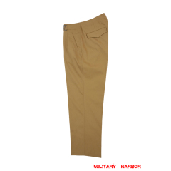 WWII German Luftwaffe DAK/Tropical Afrikakorps Sand Straight Trousers WW2 german uniform,Luftwaffe uniform,german army uniform,heer,Afrikakorps,German DAK trousers,german tropical uniform,tropical uniforms,WW2 army uniform,WWII clothing,WWII uniforms,WWII trousers,WW2 militaria,german uniform WW2,german uniforms WWII,WW2 german