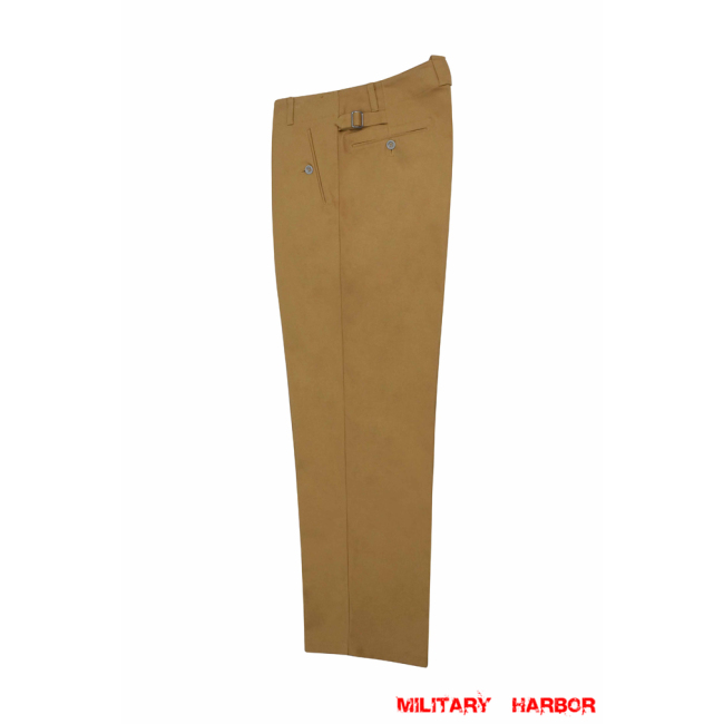 WWII German DAK/Tropical Afrikakorps Kriegsmarine Sand Trousers WW2 german uniform,kriegsmarine uniform,german army uniform,heer,Afrikakorps,German DAK trousers,german tropical uniform,tropical uniforms,WW2 army uniform,WWII clothing,WWII uniforms,WWII trousers,WW2 militaria,german uniform WW2,german uniforms WWII,WW2 german