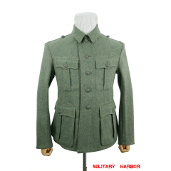 WWII German M33 Heer EM fieldgrey wool tunic Feldbluse WWII German Wool Tunic,WW2 german uniforms,WWII army uniform,WWII german militaria,wehrmacht,german military clothing,WW2 reproduction,M33 tunic