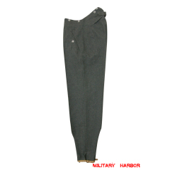 WWII German M36 gebirgsjägers stone grey wool trousers WWII German Wool Trousers,WW2 german uniforms,WWII army uniform,WWII german militaria,wehrmacht,german military clothing,WW2 reproduction,M36 tunic
