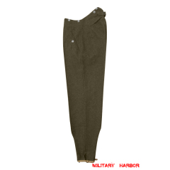 WWII German gebirgsjägers brown wool trousers WWII German Wool Trousers,WW2 german uniforms,WWII army uniform,WWII german militaria,wehrmacht,german military clothing,WW2 reproduction
