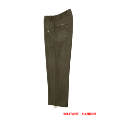 WWII German Heer M44 brown wool trousers WWII German Wool Trousers,WW2 german uniforms,WWII army uniform,WWII german militaria,wehrmacht,german military clothing,WW2 reproduction