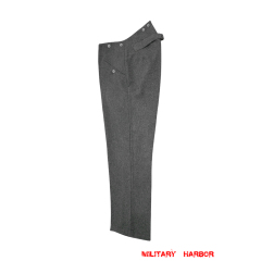 WWII German Heer M36 stone grey wool trousers WWII German Wool Trousers,WW2 german uniforms,WWII army uniform,WWII german militaria,wehrmacht,german military clothing,WW2 reproduction,M36 tunic