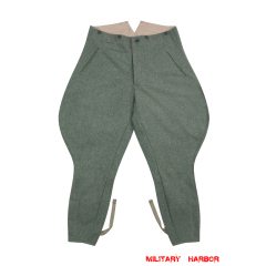 WWII German Heer Officer Fieldgrey Wool Breeches WWII German Heer Officer Fieldgrey Wool Breeches