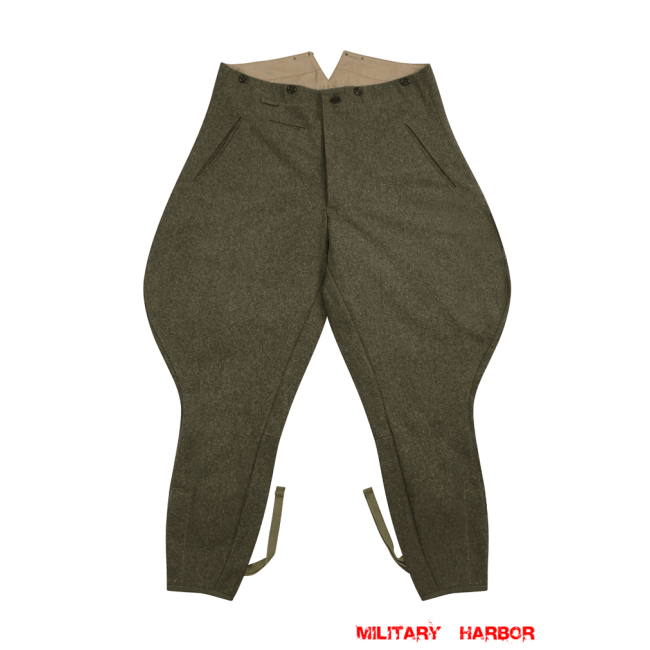 WWII German Heer Officer Brown Wool Breeches WWII German Wool Trousers,WW2 german uniforms,WWII army uniform,WWII german militaria,wehrmacht,german military clothing,WW2 reproduction