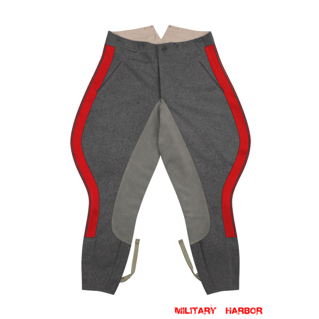 WWII German Heer General Stone Grey Wool Riding Breeches WWII German Wool Trousers,WW2 german uniforms,WWII army uniform,WWII german militaria,wehrmacht,german military clothing,WW2 reproduction