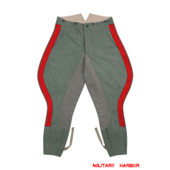 WWII German Heer General Fieldgrey Wool Riding Breeches WWII German Wool Trousers,WW2 german uniforms,WWII army uniform,WWII german militaria,wehrmacht,german military clothing,WW2 reproduction