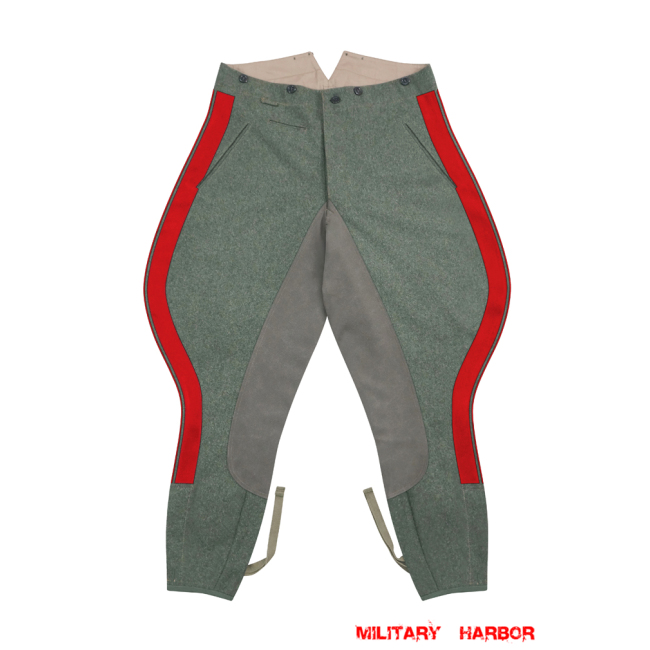 WWII German Heer General Fieldgrey Wool Riding Breeches WWII German Wool Trousers,WW2 german uniforms,WWII army uniform,WWII german militaria,wehrmacht,german military clothing,WW2 reproduction