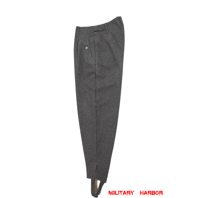 WWII German Heer M42 Stone Grey Wool Trousers WWII German Wool Trousers,WW2 german uniforms,WWII army uniform,WWII german militaria,wehrmacht,german military clothing,WW2 reproduction