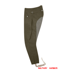 WWII German Heer M43 Brown Wool Mounted Troops Riding Breeches WWII German Wool Trousers,WW2 german uniforms,WWII army uniform,WWII german militaria,wehrmacht,german military clothing,WW2 reproduction