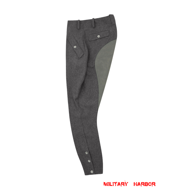 WWII German Heer M44 Stone Grey Wool Mounted Troops Riding Breeches WWII German Wool Trousers,WW2 german uniforms,WWII army uniform,WWII german militaria,wehrmacht,german military clothing,WW2 reproduction