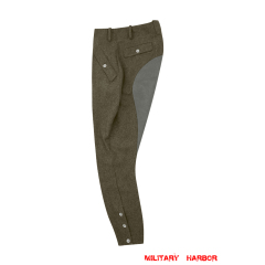WWII German Heer M44 Brown Wool Mounted Troops Riding Breeches WWII German Wool Trousers,WW2 german uniforms,WWII army uniform,WWII german militaria,wehrmacht,german military clothing,WW2 reproduction