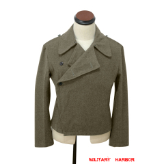 WWII German Heer assault gunner brown wool wrap jacket WWII German Wool Panzer Tunic,WW2 german uniforms,WWII army uniform,WWII german militaria,wehrmacht,german military clothing,WW2 reproduction,aSSault gunner