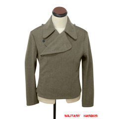 WWII German SS assault gunner brown wool wrap jacket WWII German Wool Panzer Tunic,WW2 german uniforms,WWII army uniform,WWII german militaria,SS uniform,german military clothing,WW2 reproduction,aSSault gunner,waffen SS