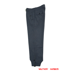 WWII German Luftwaffe blue grey wool panzer trousers WWII German Wool Panzer Trousers,WW2 german uniforms,WWII army uniform,WWII german militaria,Luftwaffe uniform,german military clothing,WW2 reproduction