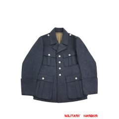 WWII German M38 Luftwaffe EM/NCO blue grey wool tunic tuchrock WWII German Wool Luftwaffe Tunic,WW2 german uniforms,WWII army uniform,WWII german militaria,Luftwaffe uniform,german military clothing,WW2 reproduction