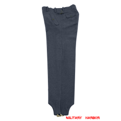 WWII German M40 Fallschirmjäger blue grey wool jump trousers WWII German Wool Luftwaffe Trousers,WW2 german uniforms,WWII army uniform,WWII german militaria,SS uniform,german military clothing,WW2 reproduction,M40 tunic