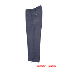 WWII German Luftwaffe M44 blue grey wool trousers WWII German Wool Luftwaffe Trousers,WW2 german uniforms,WWII army uniform,WWII german militaria,Luftwaffe uniform,german military clothing,WW2 reproduction,M43 tunic