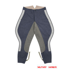 WWII German Luftwaffe General Blue Grey Wool Riding Breeches WWII German Wool Luftwaffe Trousers,WW2 german uniforms,WWII army uniform,WWII german militaria,Luftwaffe uniform,german military clothing,WW2 reproduction