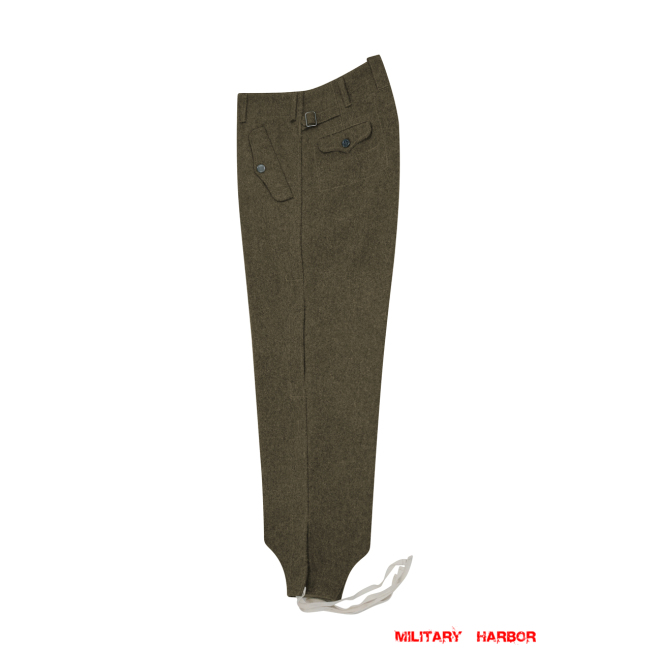 WWII German Luftwaffe Fallschirmjäger M38 Brown Wool Jump Trousers WWII German Wool Luftwaffe Trousers,WW2 german uniforms,WWII army uniform,WWII german militaria,SS uniform,german military clothing,WW2 reproduction,jump trousers, fallschimjager
