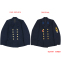 WWII German Kriegsmarine EM navy blue wool PEA tunic jacket WWII German Wool Kriegsmarine Tunic,WW2 german uniforms,WWII army uniform,WWII german militaria,Kriegsmarine,german military clothing,WW2 reproduction