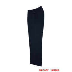 WWII German Kriegsmarine Officer General Navy Blue Wool Straight Trousers WWII German Wool Kriegsmarine Trousers,WW2 german uniforms,WWII army uniform,WWII german militaria,Kriegsmarine,german military clothing,WW2 reproduction