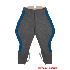 WWII German Kriegsmarine Coastal General Stone Grey Wool Breeches WWII German Wool Kriegsmarine Trousers,WW2 german uniforms,WWII army uniform,WWII german militaria,Kriegsmarine,german military clothing,WW2 reproduction