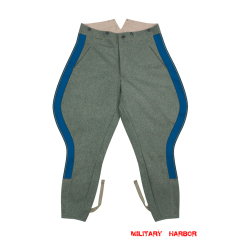 WWII German Kriegsmarine Coastal General Field Grey Wool Breeches WWII German Wool Kriegsmarine Trousers,WW2 german uniforms,WWII army uniform,WWII german militaria,Kriegsmarine,german military clothing,WW2 reproduction