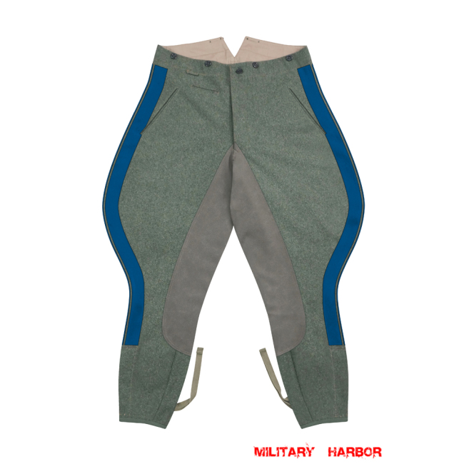 WWII German Kriegsmarine Coastal General Field Grey Wool Riding Breeches WWII German Wool Kriegsmarine Trousers,WW2 german uniforms,WWII army uniform,WWII german militaria,Kriegsmarine,german military clothing,WW2 reproduction