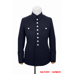 WWII German Fire Police Navy Blue Wool Service Waffenrock Tunic WW2 German police Wool Tunic,WW2 german police uniforms,WWII police uniform,WWII german police militaria,ww2 german police jacket