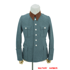 WWII German Police Gendarmerie General Officer Wool Service Tunic Jacket 6 Buttons WW2 German police Wool Tunic,WW2 german police uniforms,WWII police uniform,WWII german police militaria,ww2 german police jacket
