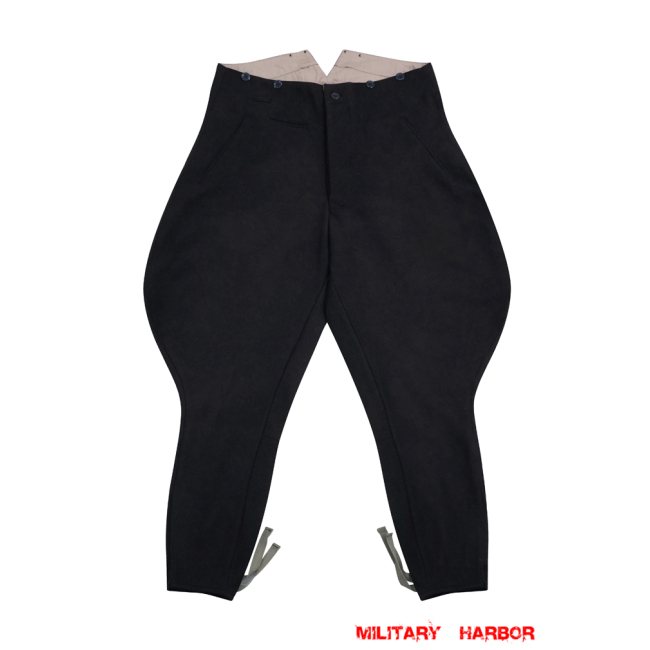 WWII German Police Officer Black Wool Breeches WWII German Wool Police Trousers,WW2 german uniforms,WWII army uniform,WWII german militaria,WW2 police,german military clothing,WW2 reproduction